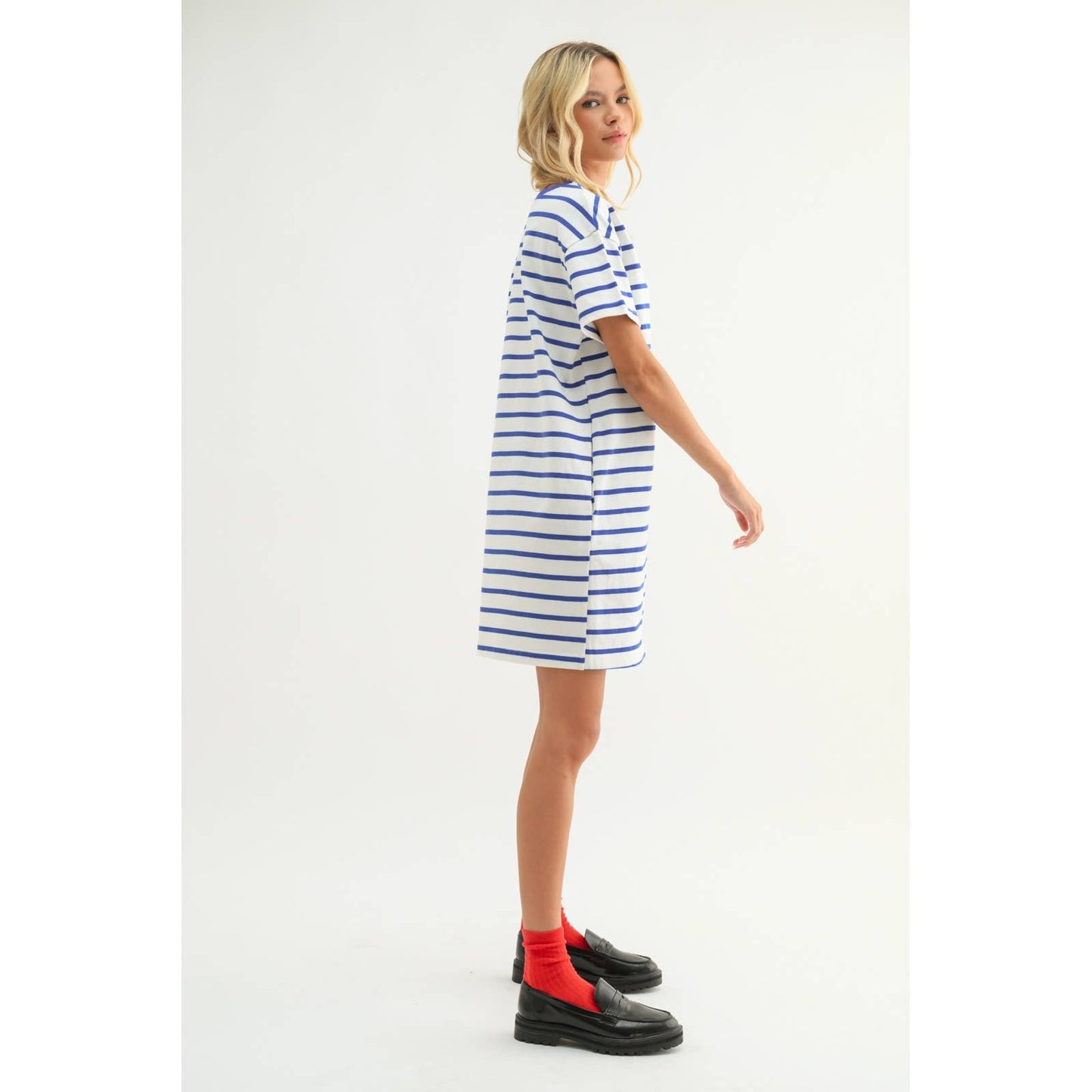 Lana Striped T-Shirt Dress