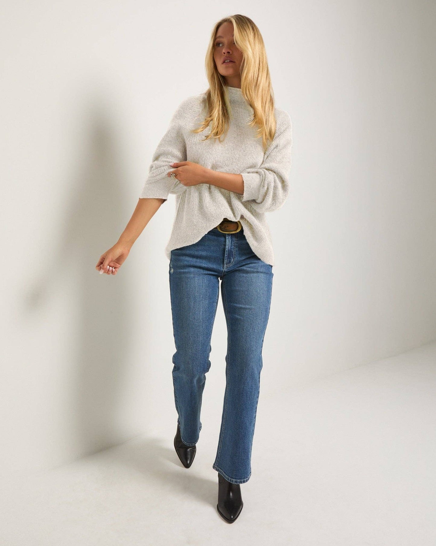 Driftwood Sweater in Cream