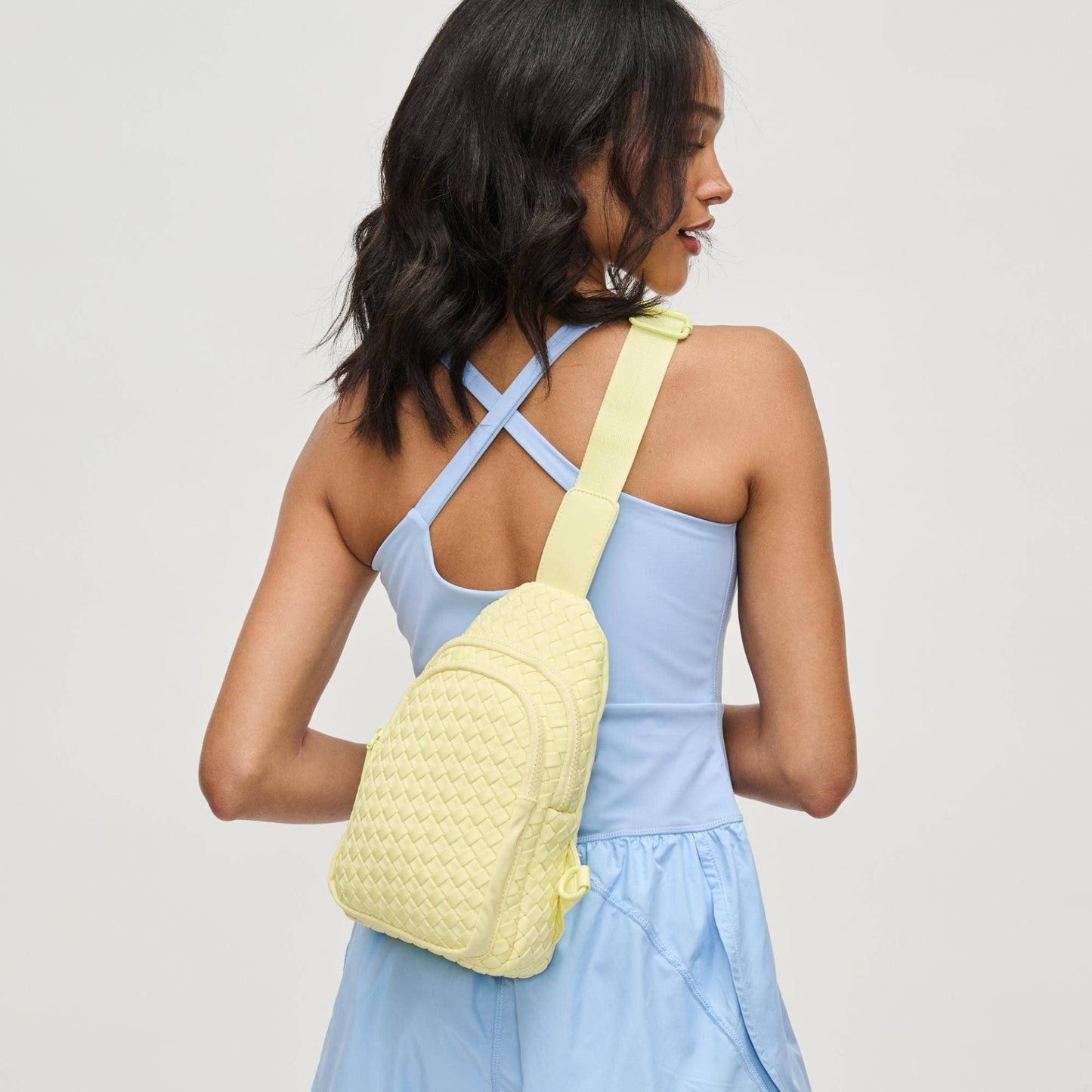 Beyond The Horizon Sling Backpack in Black
