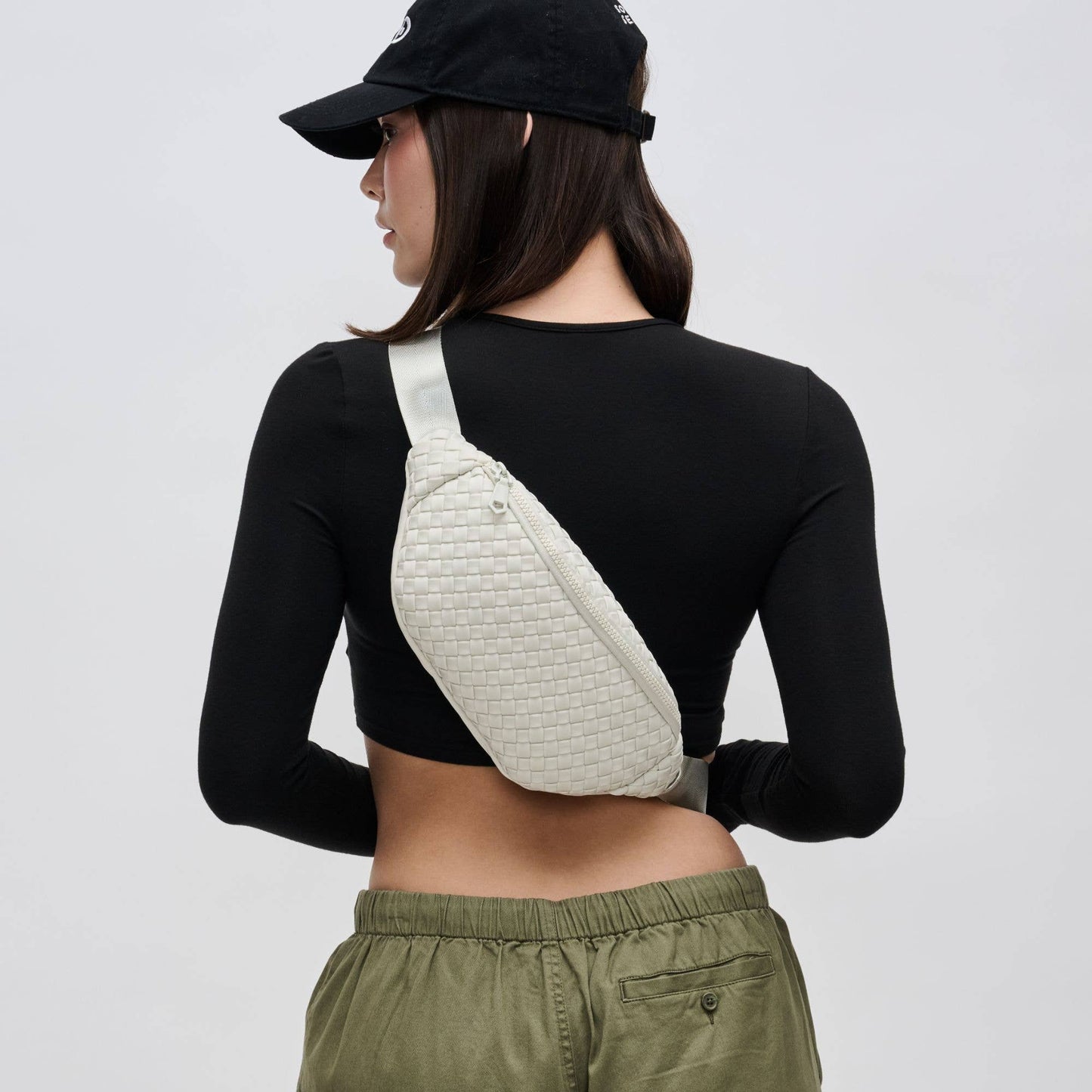 Aim High Belt Bag in Bone