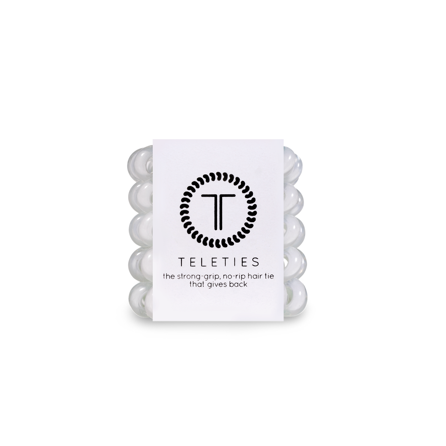 Coconut White Hair Ties Tiny