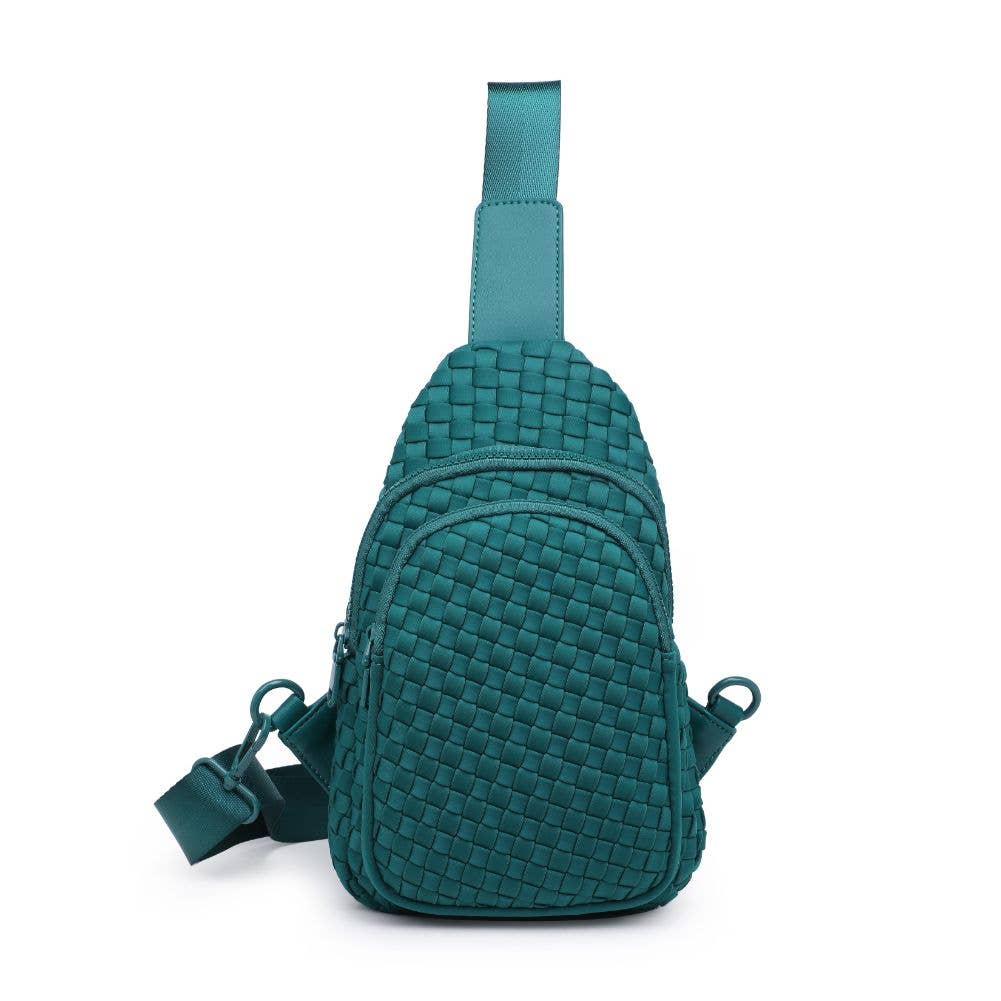 Beyond The Horizon Sling Backpack in Black