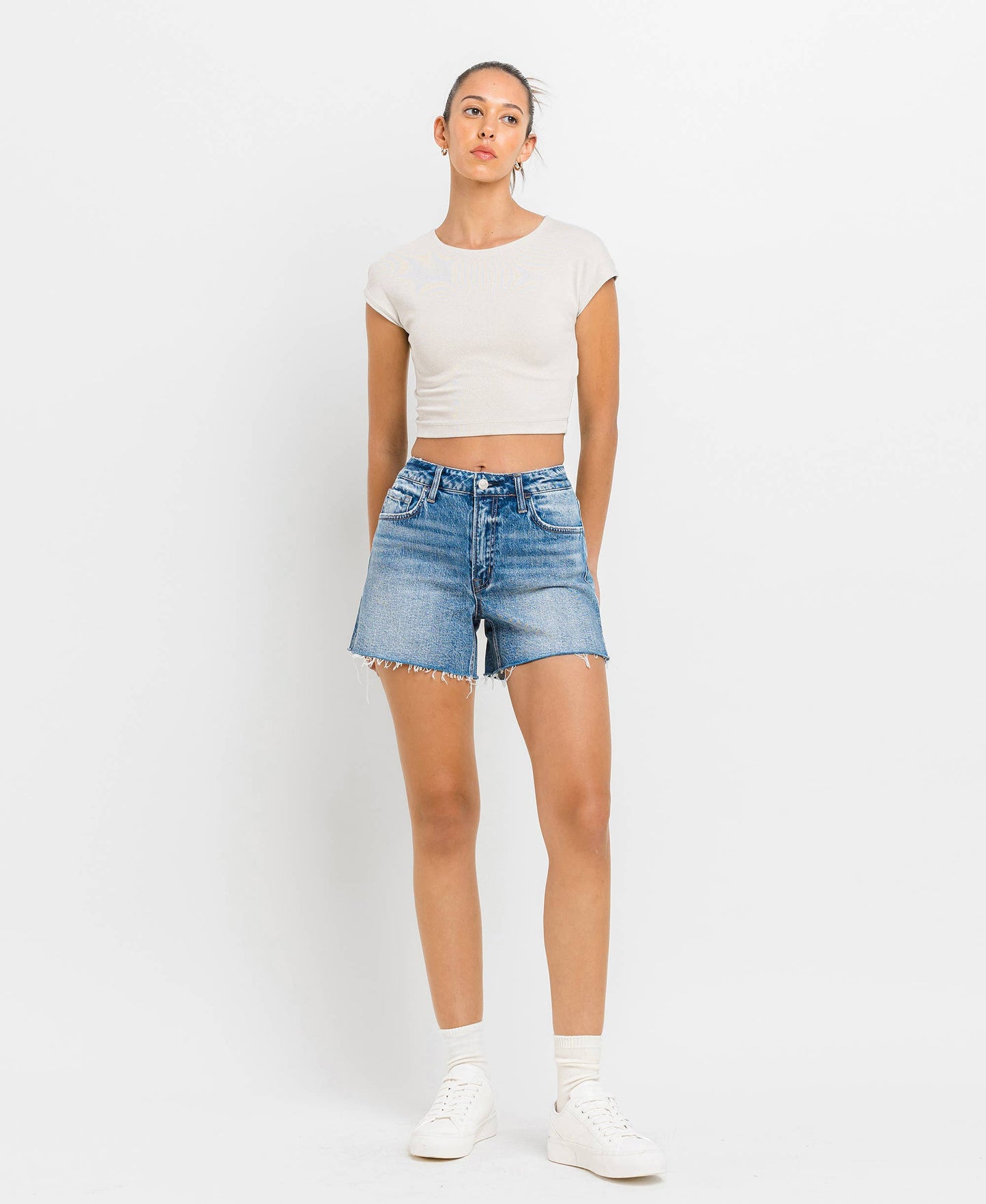 Rebecca A-Line Denim Shorts
