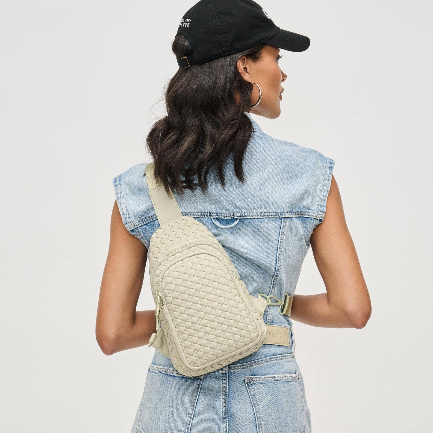 Beyond The Horizon Sling Backpack in Black