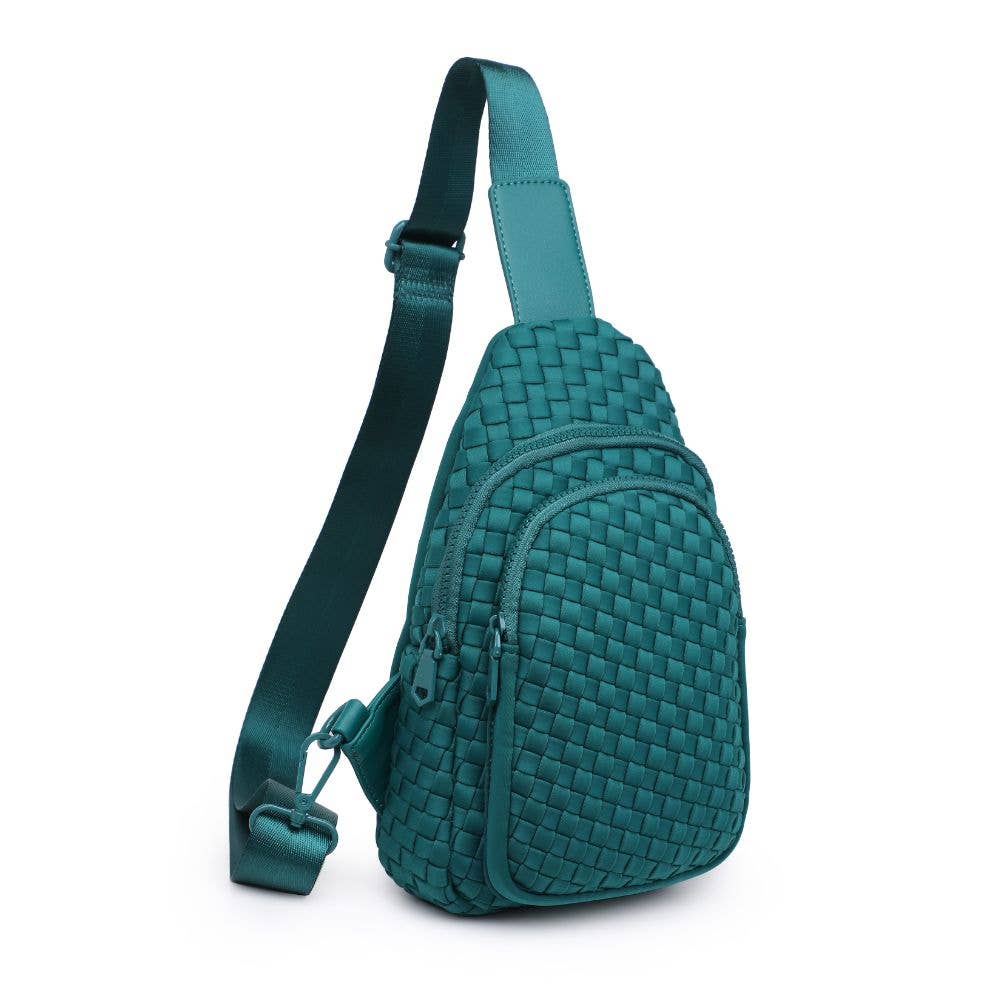 Beyond The Horizon Sling Backpack in Black