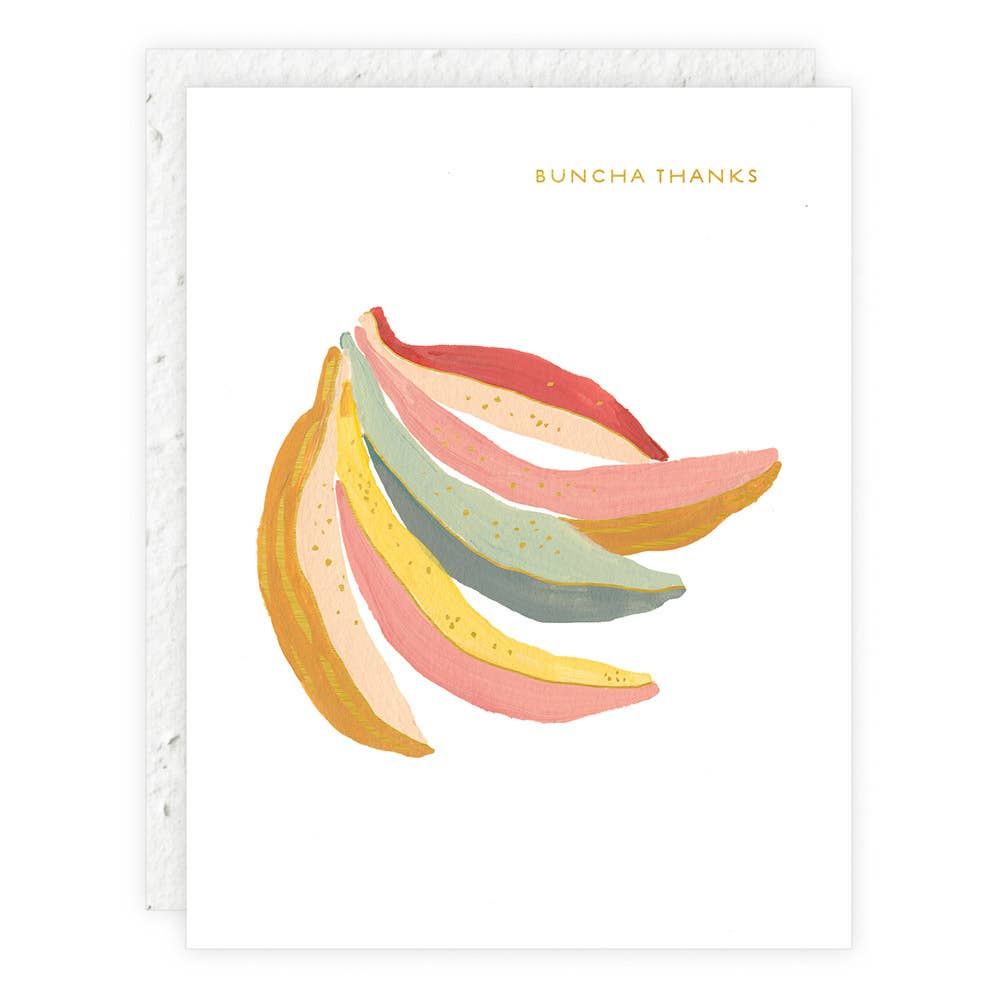 Bananas - Thank You Mini Greeting Card