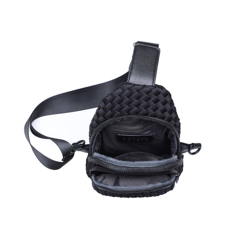 Beyond The Horizon Sling Backpack in Black
