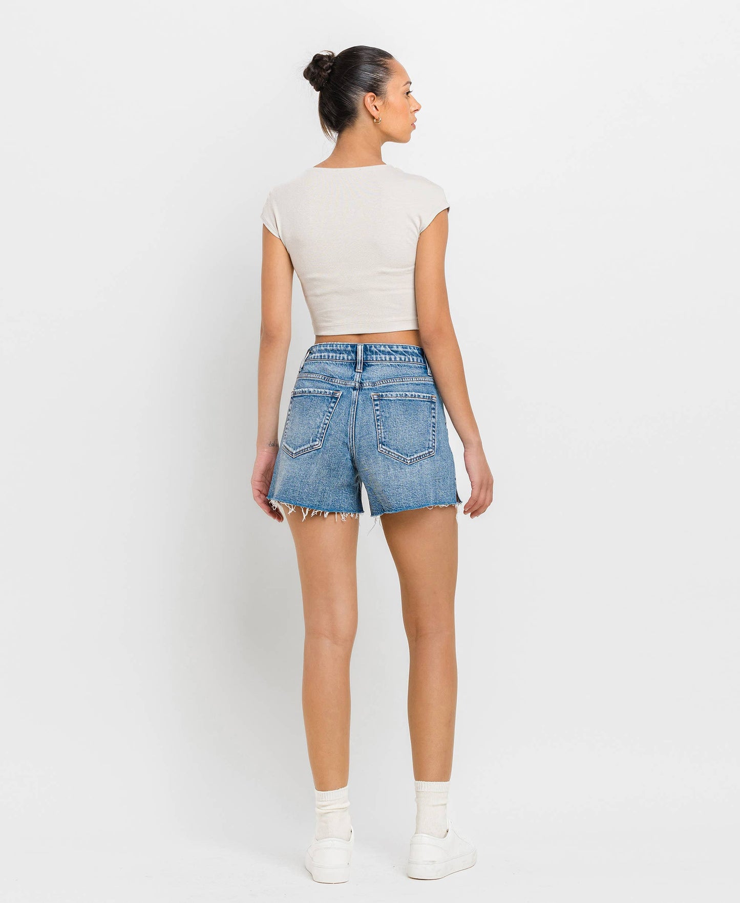 Rebecca A-Line Denim Shorts