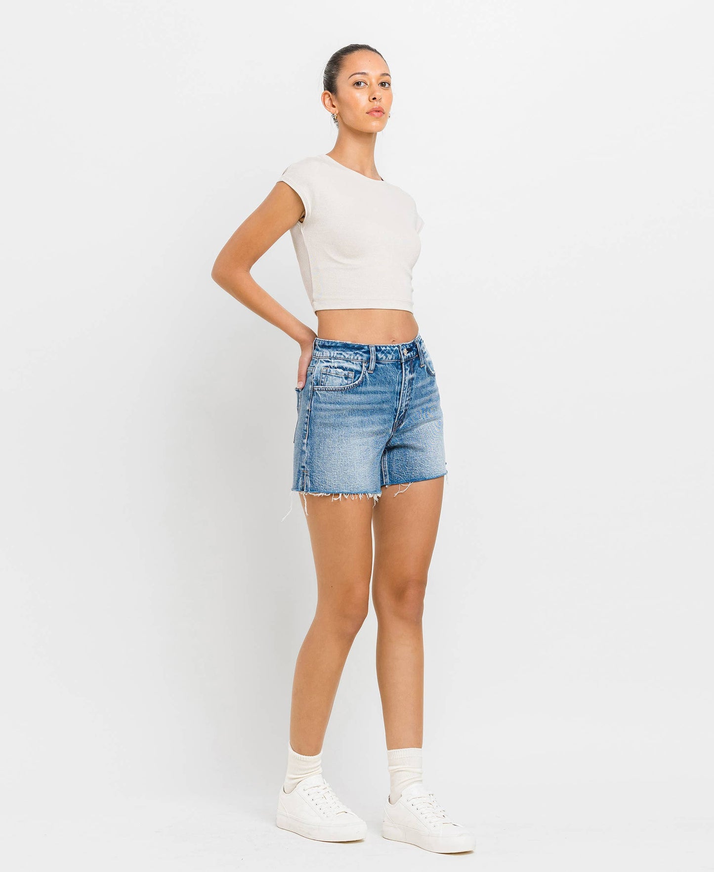 Rebecca A-Line Denim Shorts
