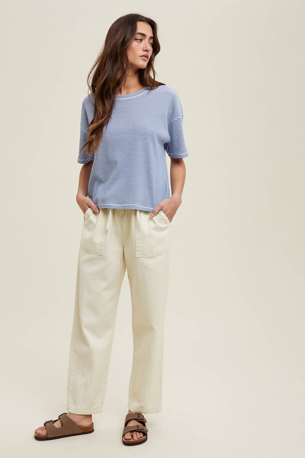 Ailsa Striped Boxy Top