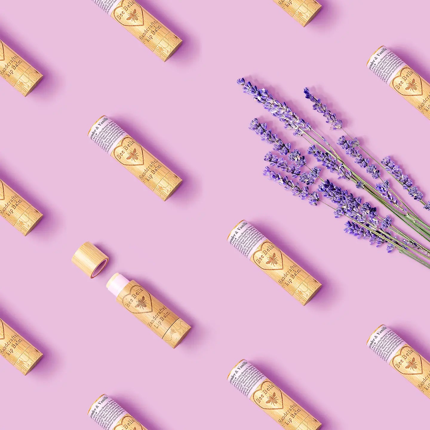 Lavender Bee Bella Lip Balm