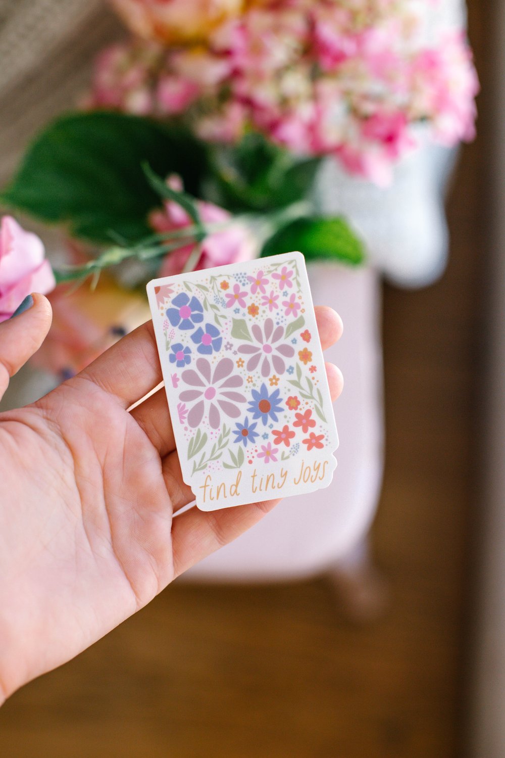 Find Tiny Joys Vinyl Sticker
