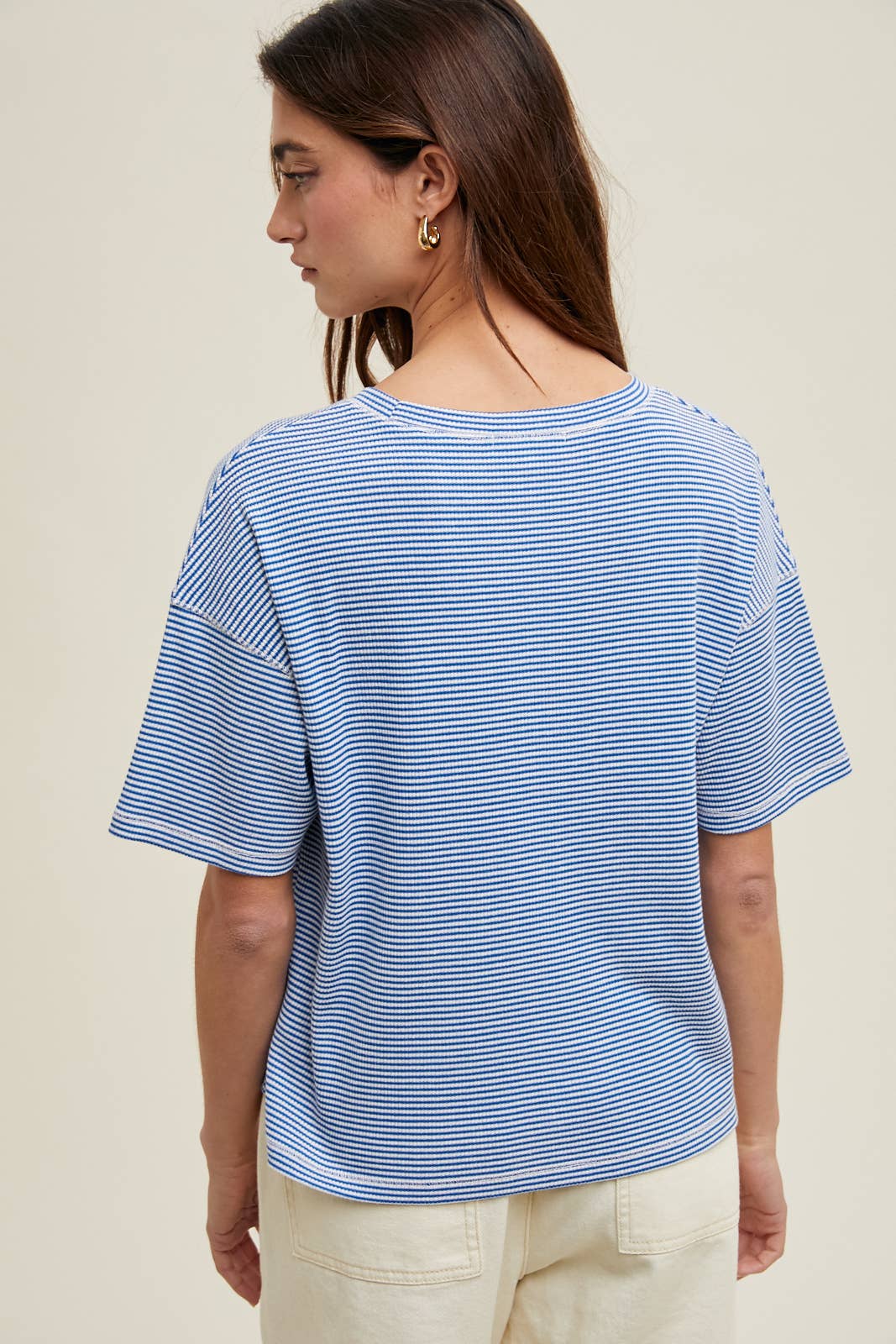 Ailsa Striped Boxy Top