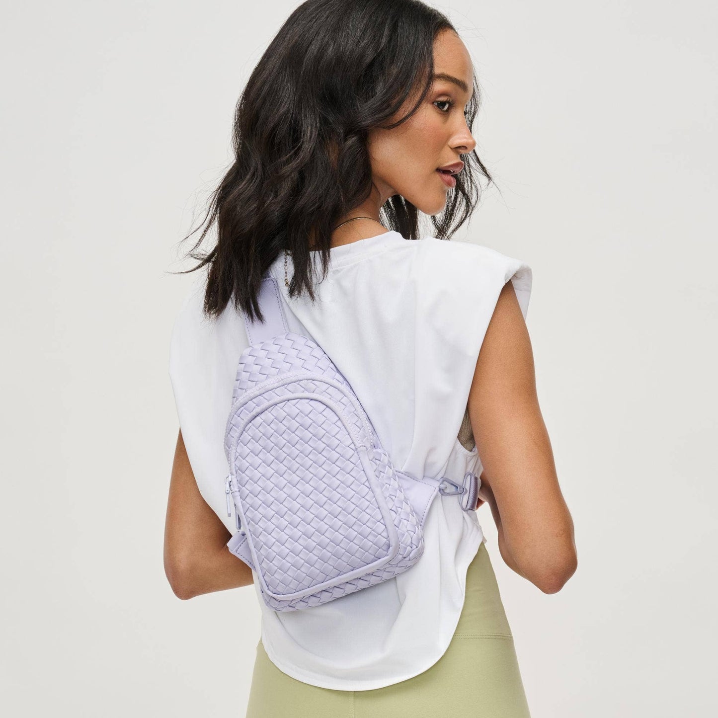 Beyond The Horizon Sling Backpack in Black