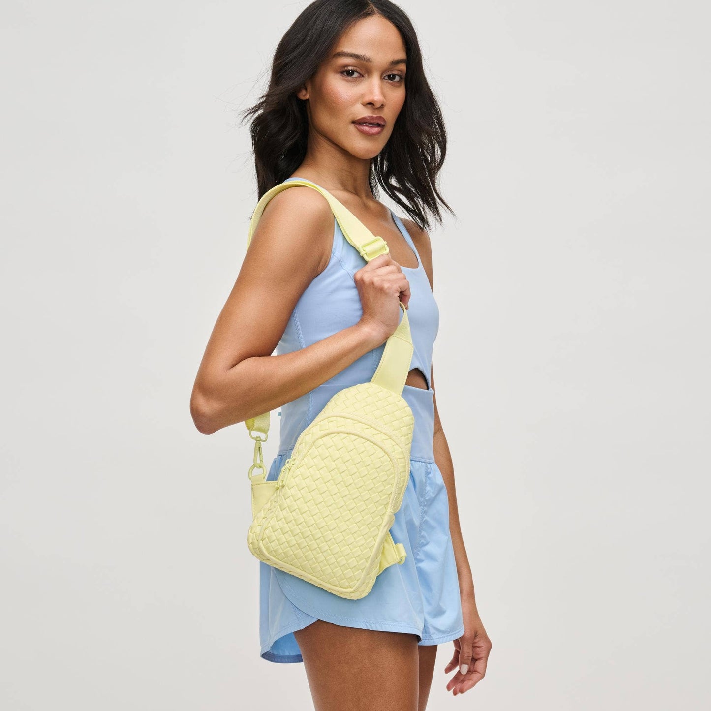 Beyond The Horizon Sling Backpack in Black