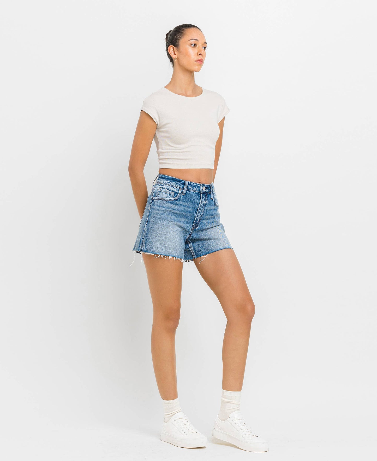 Rebecca A-Line Denim Shorts