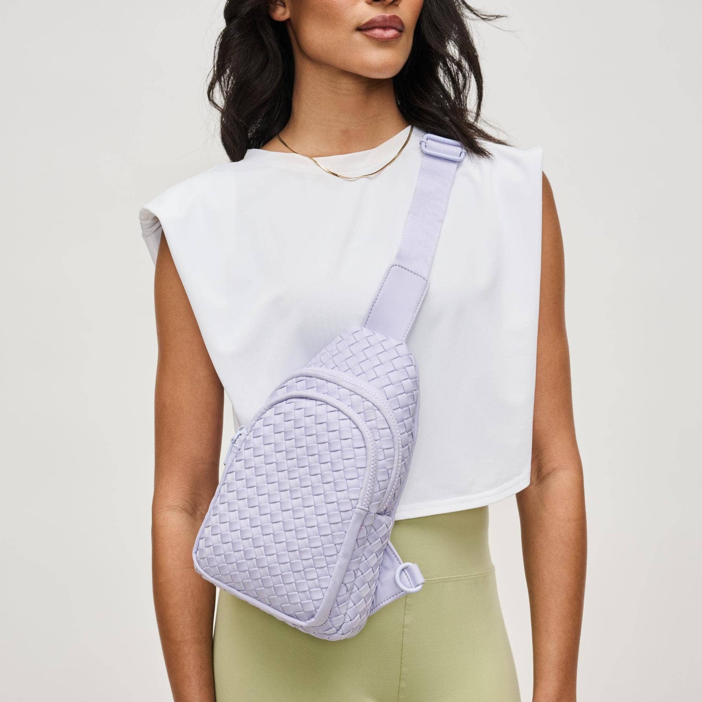 Beyond The Horizon Sling Backpack in Black