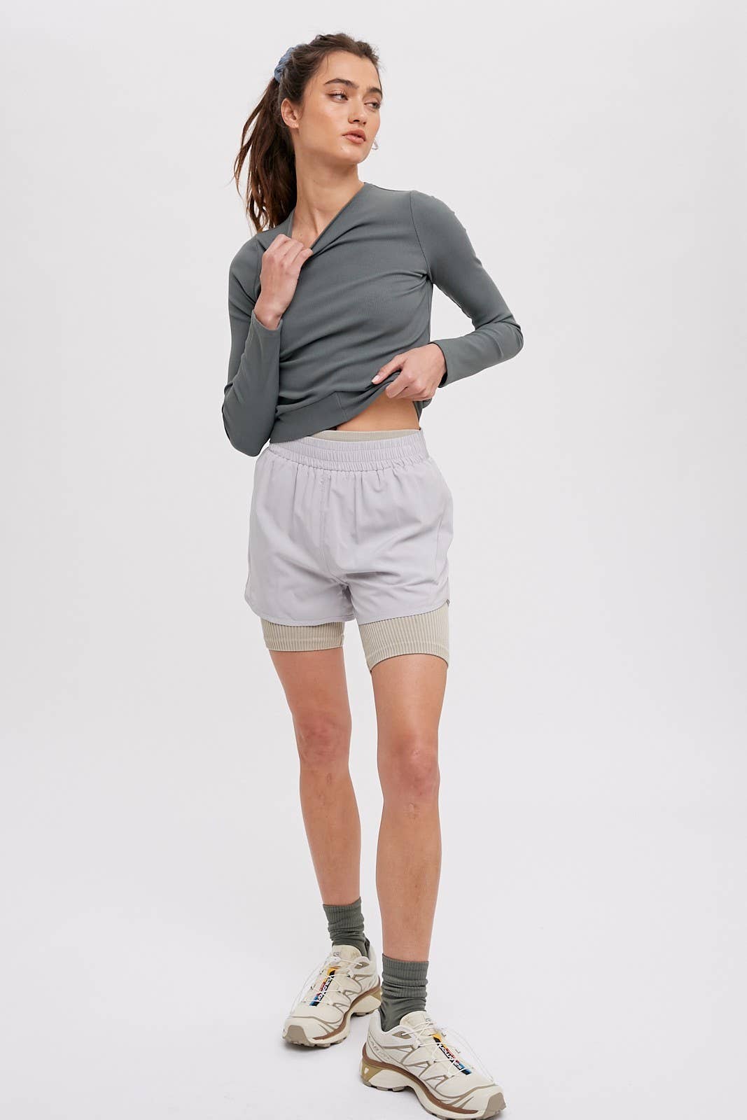 Mist Athleisure Shorts