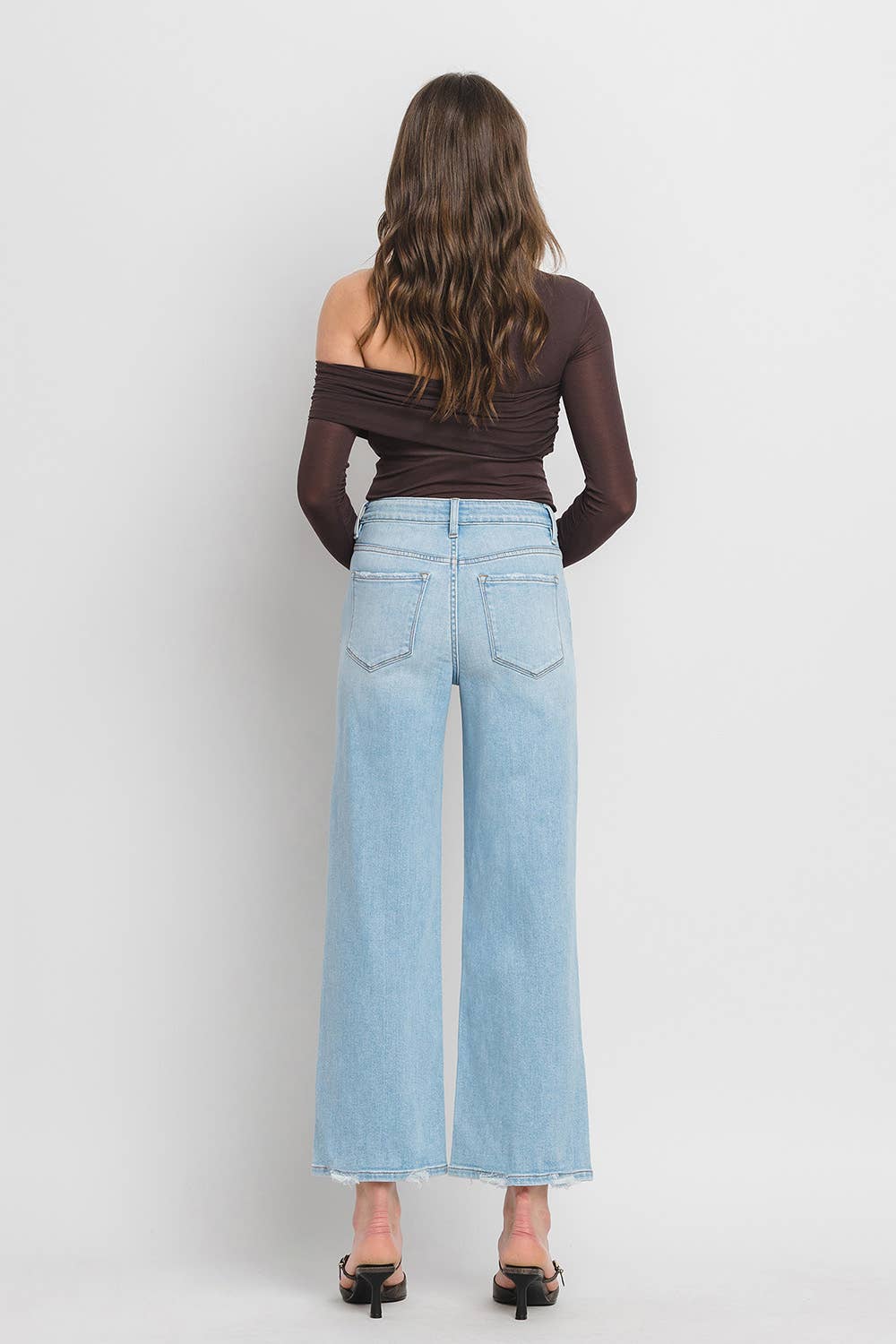 Woo High Rise Wide Leg Jeans