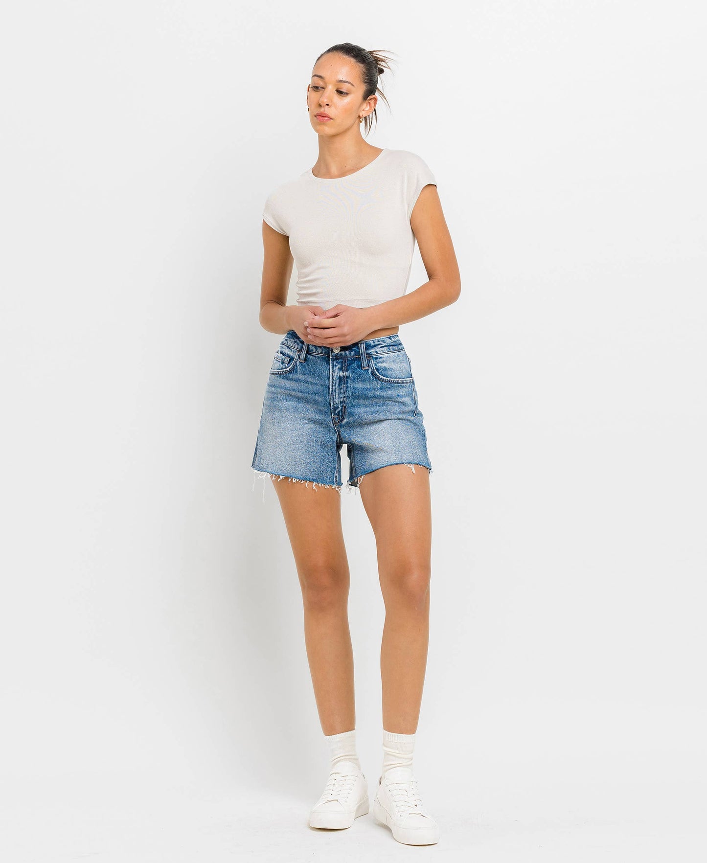 Rebecca A-Line Denim Shorts