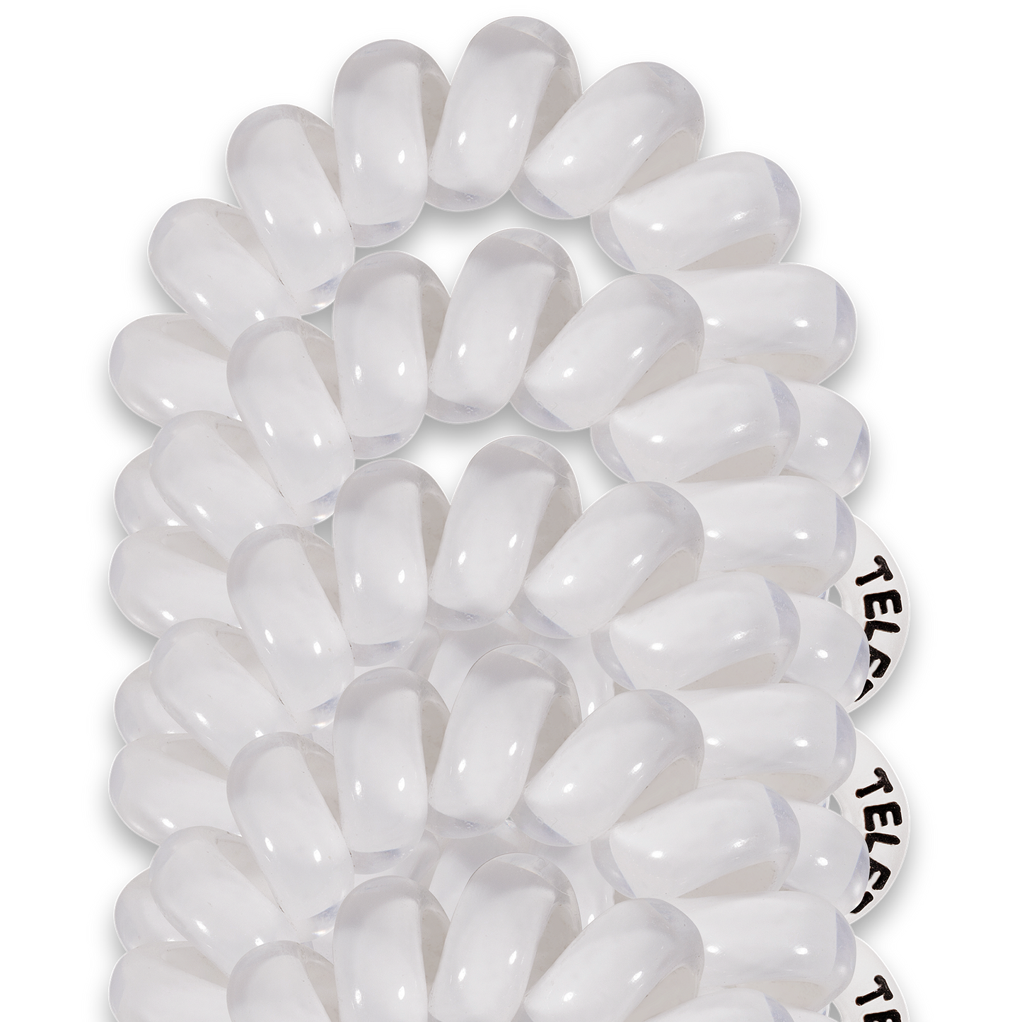 Coconut White Hair Ties Tiny