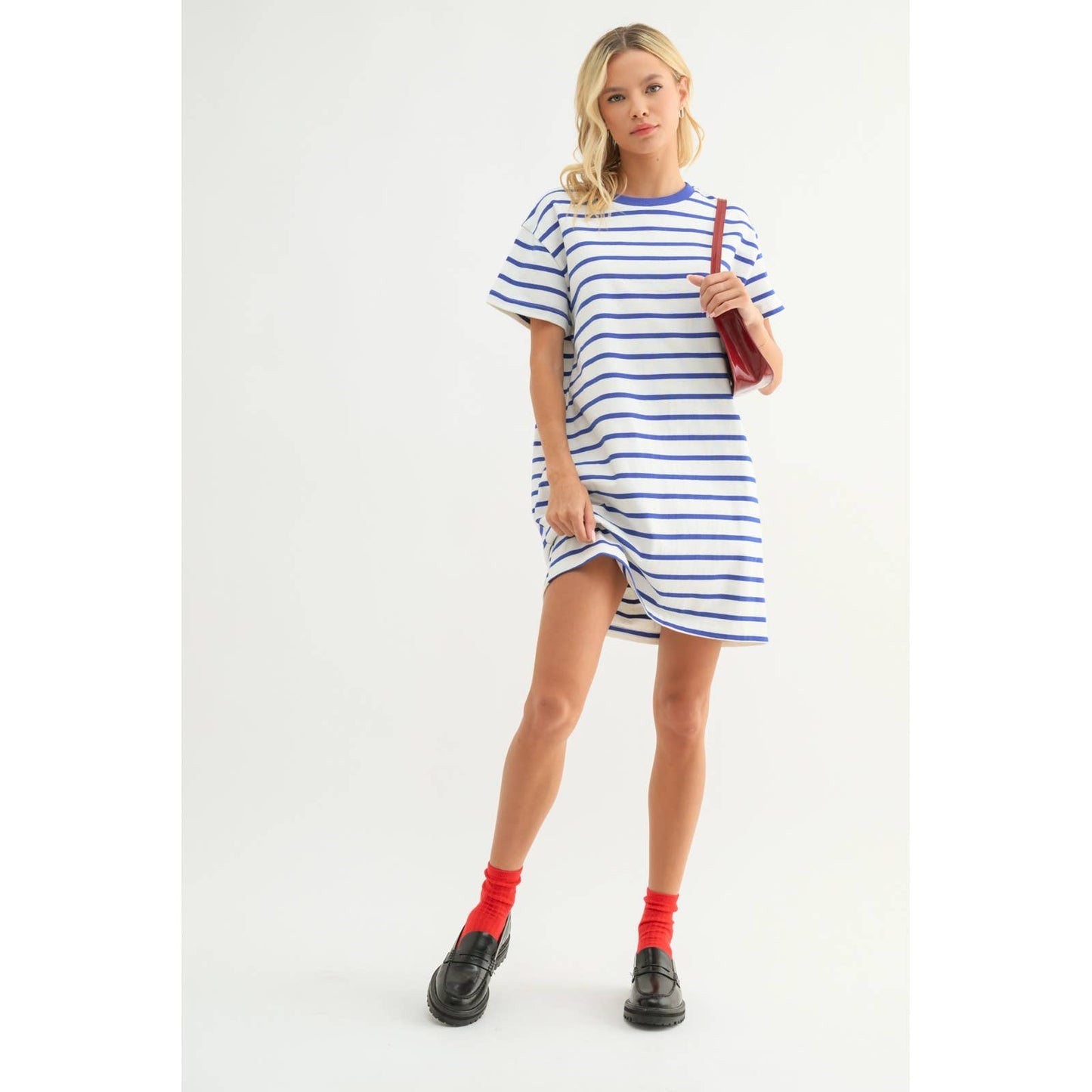 Lana Striped T-Shirt Dress