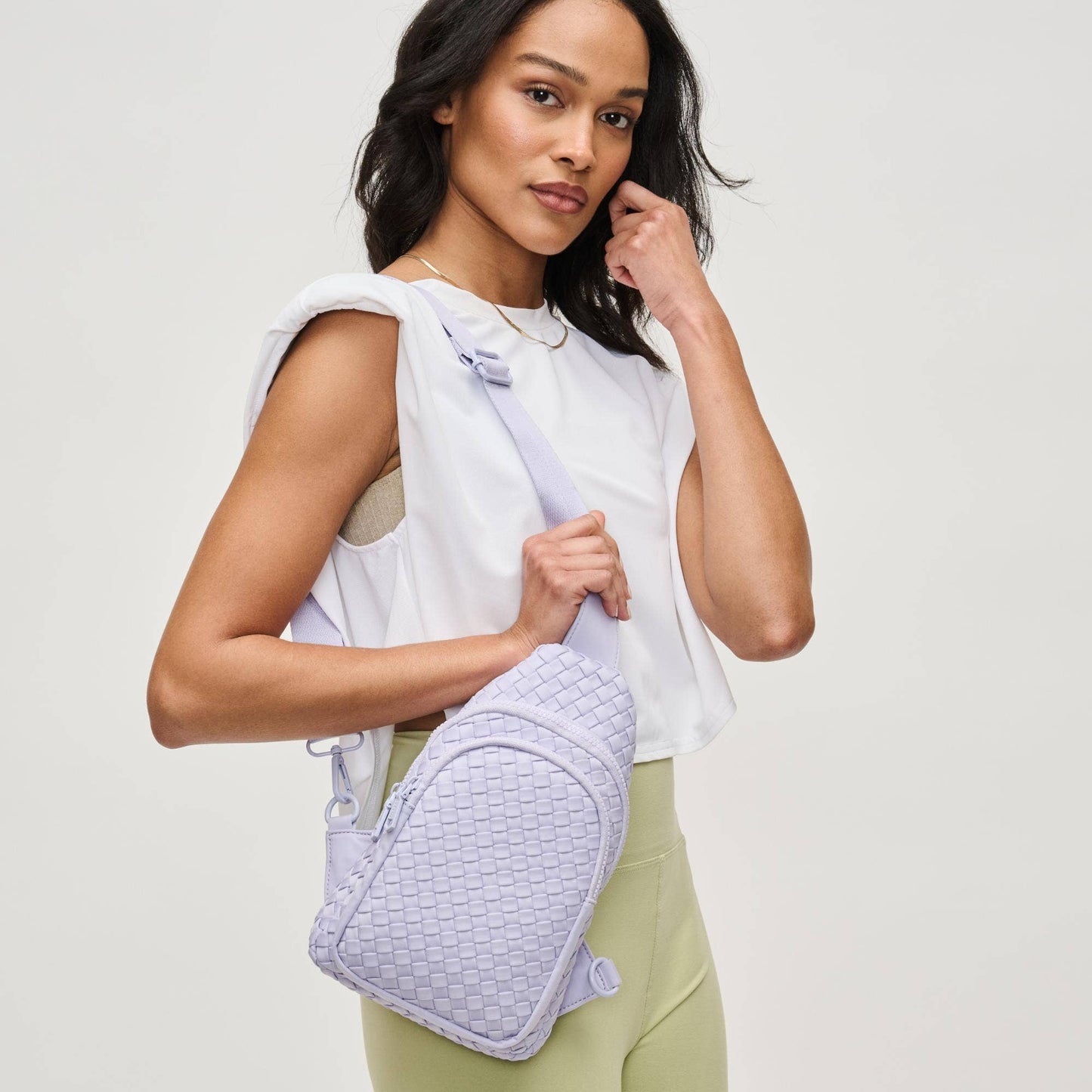 Beyond The Horizon Sling Backpack in Black