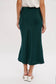 Evergreen Midi Satin Skirt