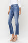 High Rise Slim Straight Jeans