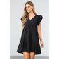 Belleann Flutter Sleeve Mini Dress