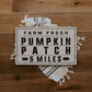 Pumpkin Patch Sign