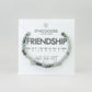 Morse Code Bracelet | FRIENDSHIP: Lavender Jade & Howlite