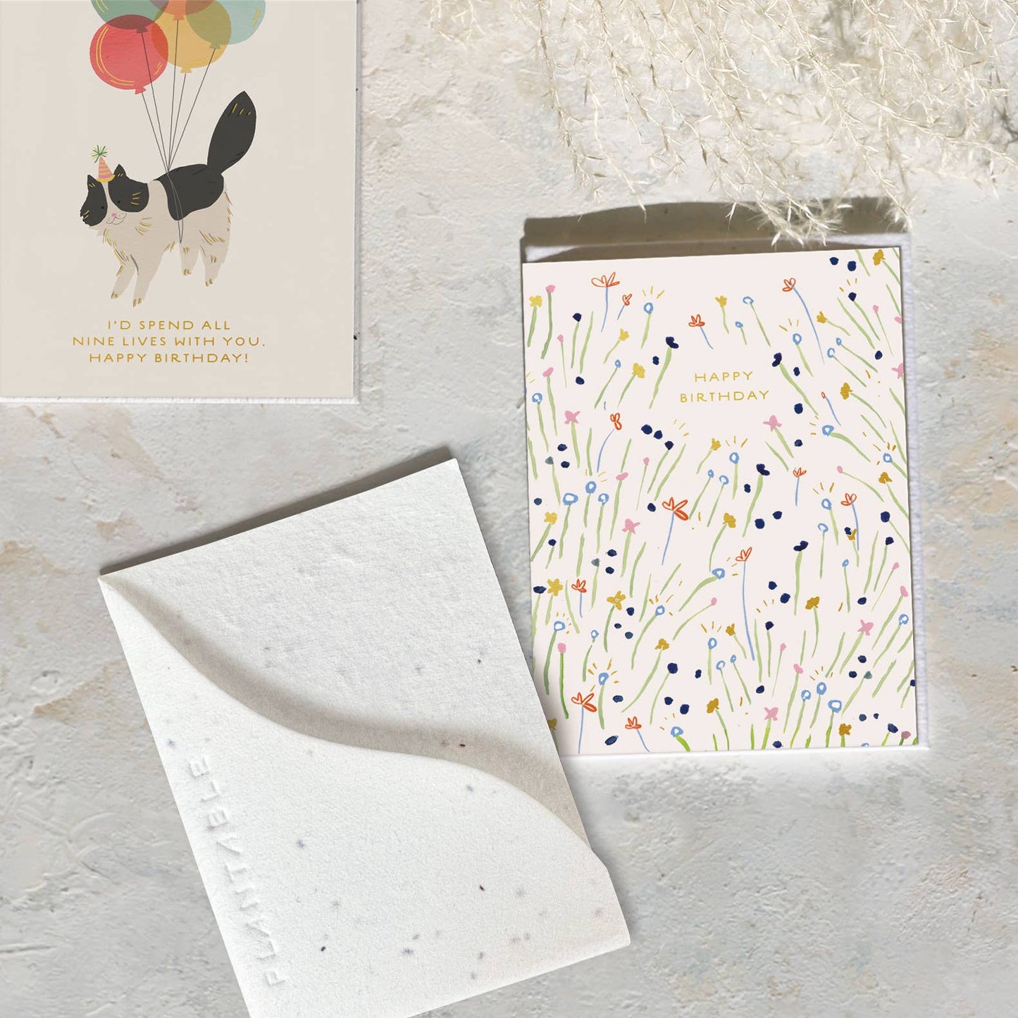 Sweetest Stems - Birthday Mini Greet Card