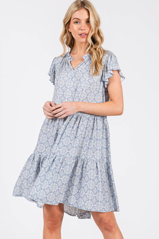 Adia Floral Flowy Dress