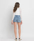 Rebecca High Rise A-Line Denim Shorts