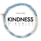 Morse Code Bracelet | KINDNESS: Light Grey & Lilac