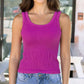 Brami Tank in Washed Fuchsia