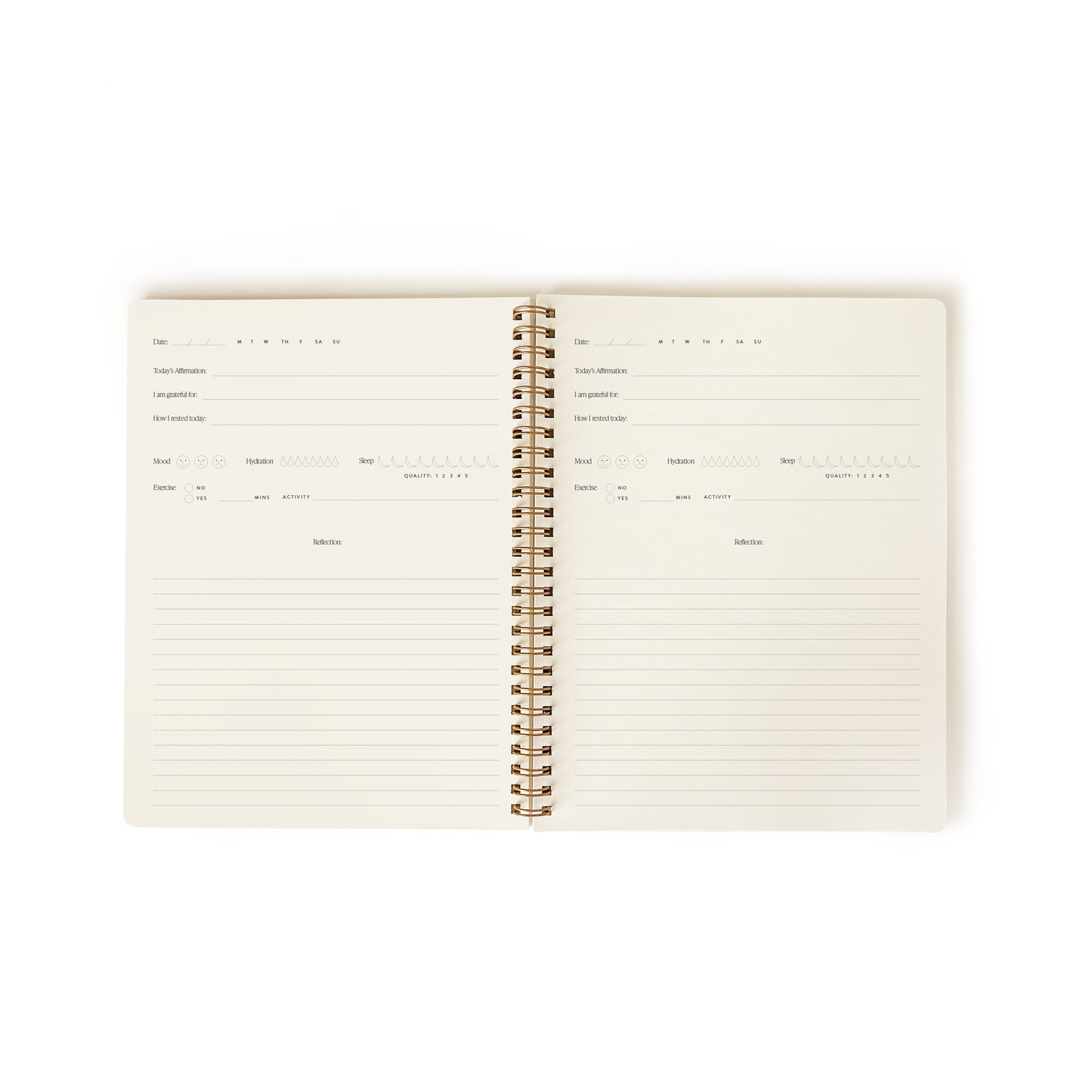 Woodland Lined Small Notebook