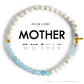 Morse Code Bracelet | MOTHER: Pink Aventurine & Mother of Pearl