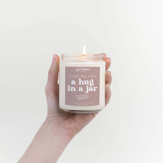 A Hug in a Jar Soy Wax Candle