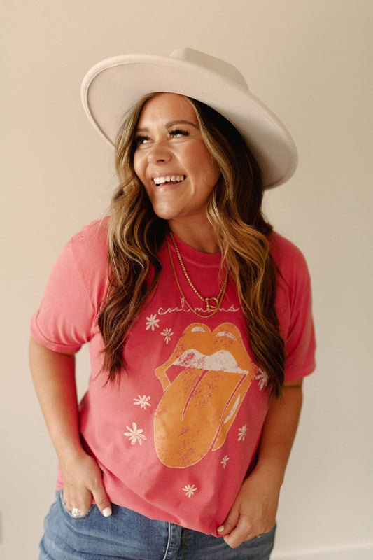 Cool Moms Club Graphic Tee in Watermelon