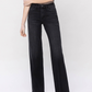 High Rise Loose Fit Black Jeans