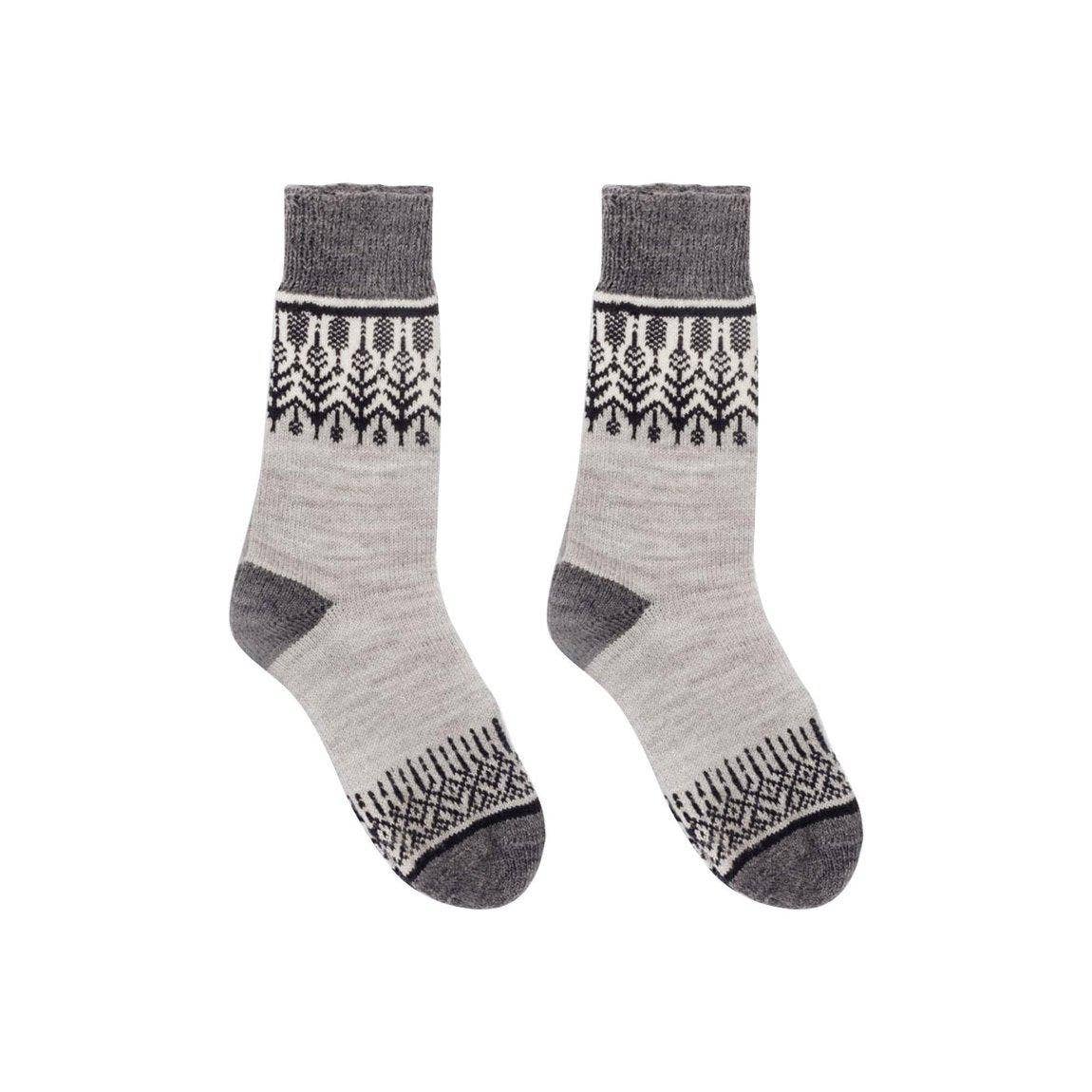 Yule - Ash Nordic Wool Socks