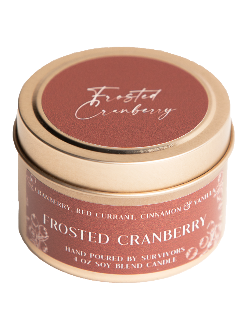 Frosted Cranberry 4 oz Candle