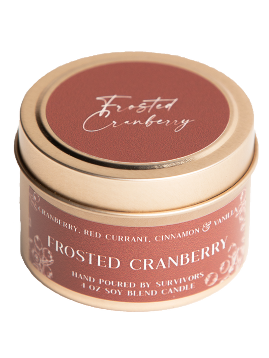 Frosted Cranberry 4 oz Candle