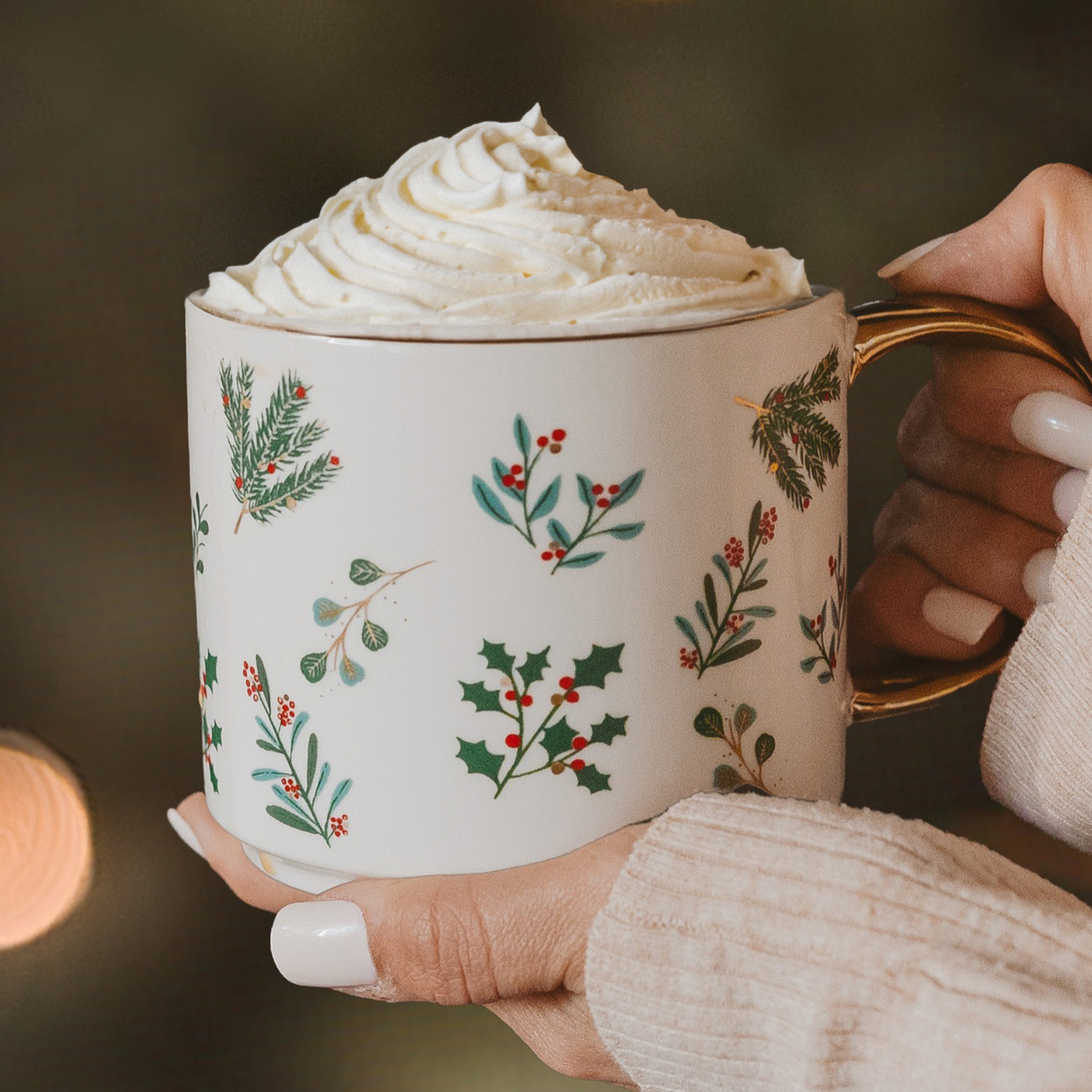 Holiday Greenery Coffee Mug