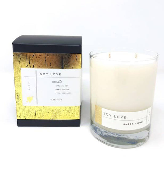 Amber + Moss 14oz Holiday Candle