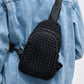Beyond The Horizon Sling Backpack in Black