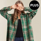 PLUS Juniper Long Plaid Shacket