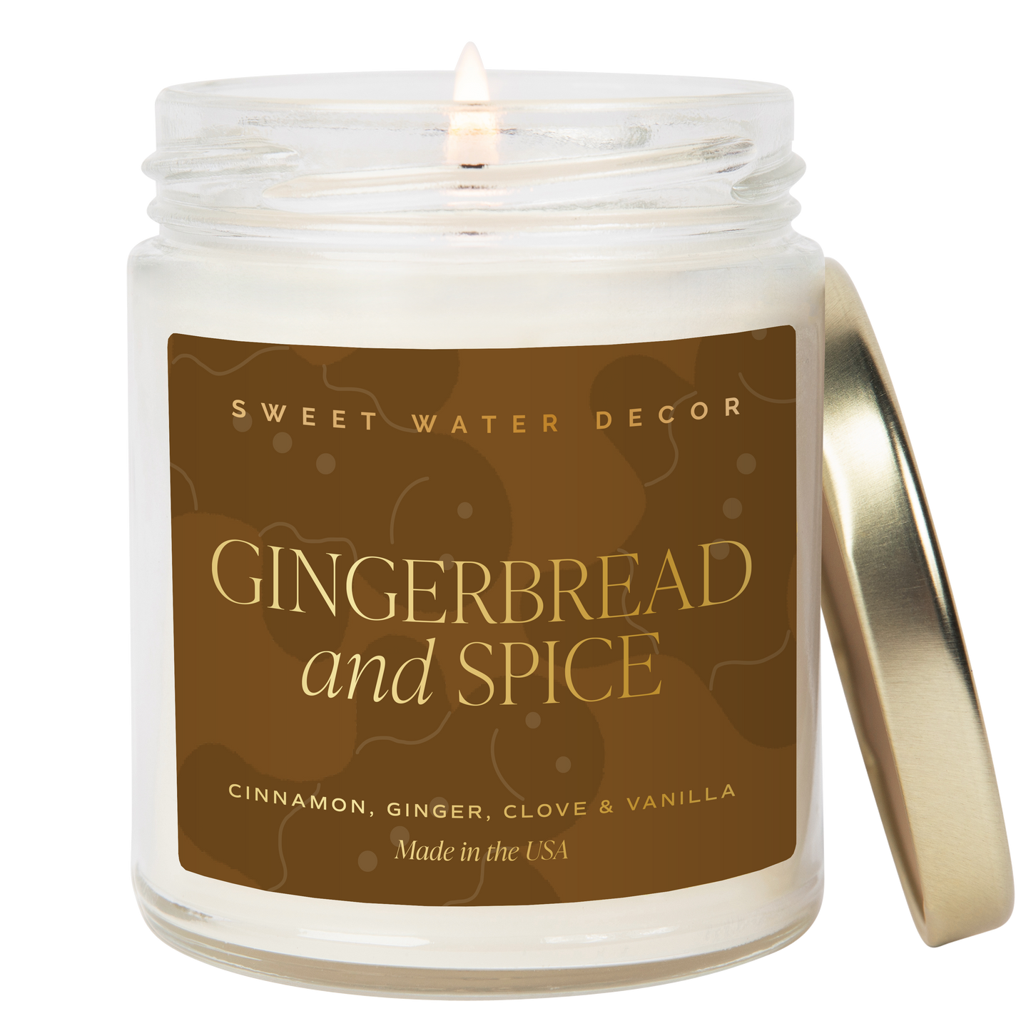 Gingerbread and Spice 9 oz Soy Candle